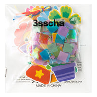 3sscha 12 Packs Spring Flower Poking Craft Kit - Creative DIY Flowerpot Poke Fabric Art Set for Kids Make Your Own Bloom Card Party Favor Decoration Gift School Classroom Rewards Activity Supplies