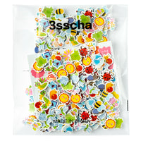 3sscha 320Pcs Spring Foam Stickers Decorations - Springtime Self-Adhesive Foam Stickers Bulk Art DIY Craft Project Flower Insects Sticky Embellishments for Kids School Classroom Home Activity