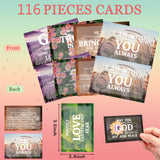 3sscha 120Pcs Bible Verses Cards Scripture Prayer Card with Inspirational Encouraging Words 3.5 x 2 Inches Bulk Motivational Religious Christian Gift for Woman Man Church Holy Weekend Pray Supplies