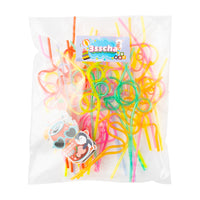 3sscha 32 Packs Valentine’s Day Cards with Crazy Straws for Kids, Sweet Drink and Cute animal Card, Reusable Plastic Loop Straw, Valentine Exchange gifts for Classroom School Party Supplies Game Prize